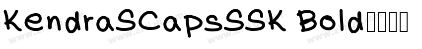 KendraSCapsSSK Bold字体转换